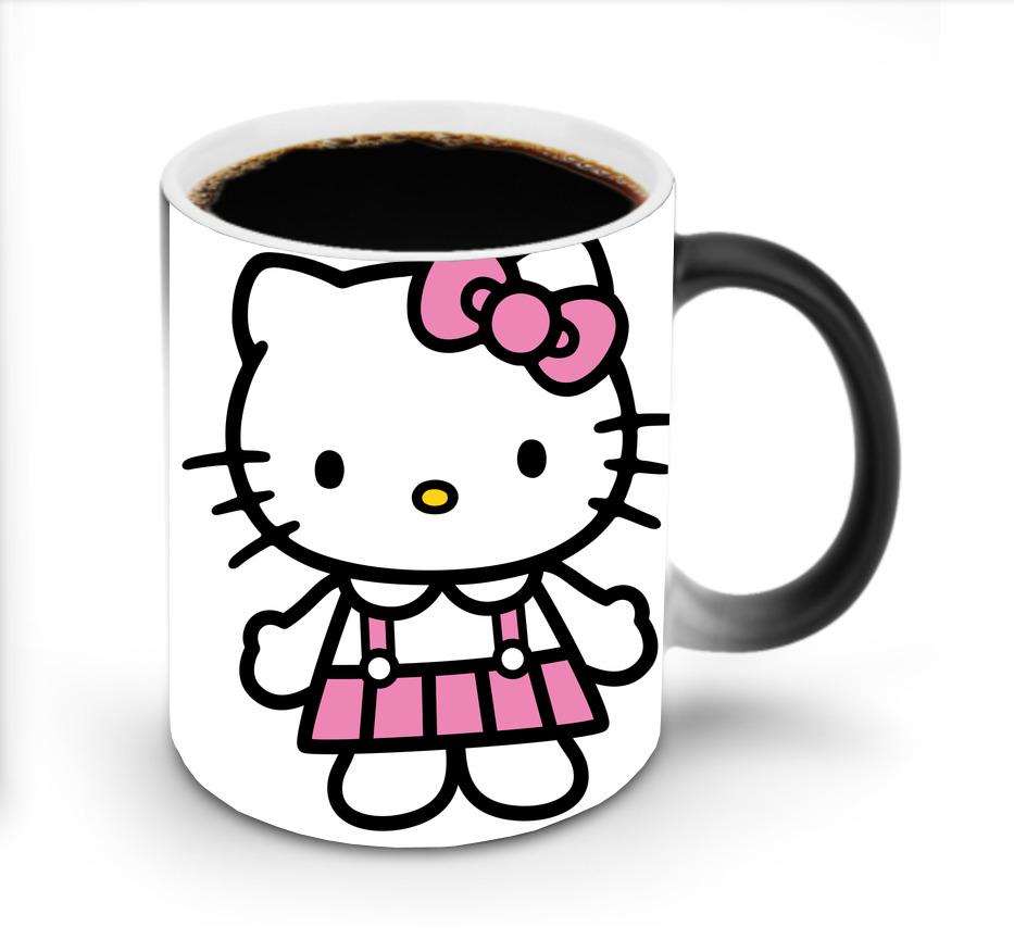 （画像用） Hello Kitty ハローキティ 温度変色マグカップ