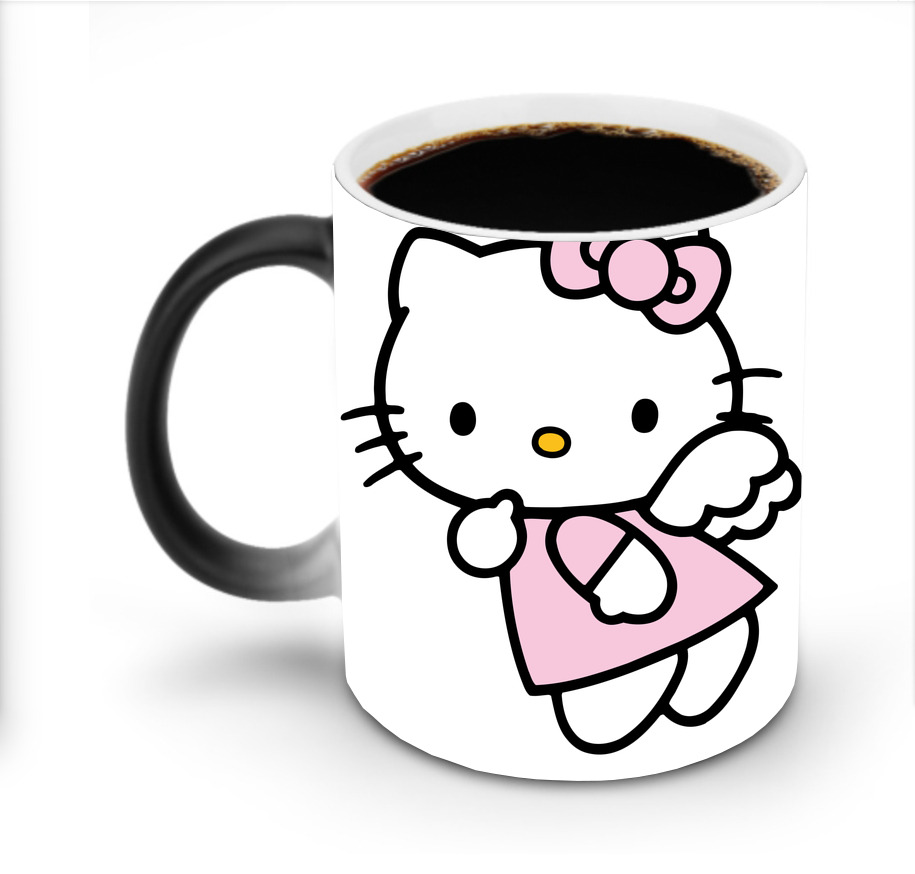 （画像用） Hello Kitty ハローキティ 温度変色マグカップ