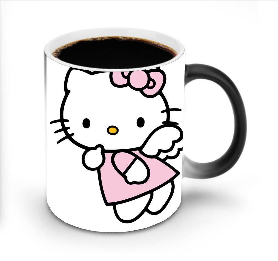 （画像用） Hello Kitty ハローキティ 温度変色マグカップ