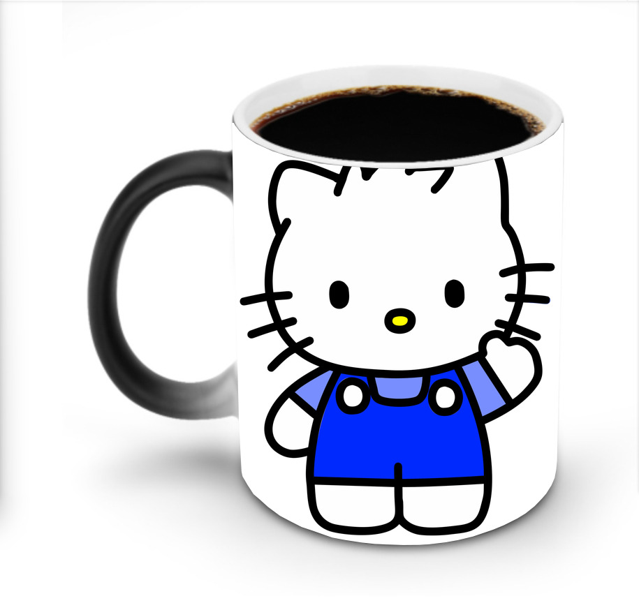 （画像用） Hello Kitty ハローキティ 温度変色マグカップ