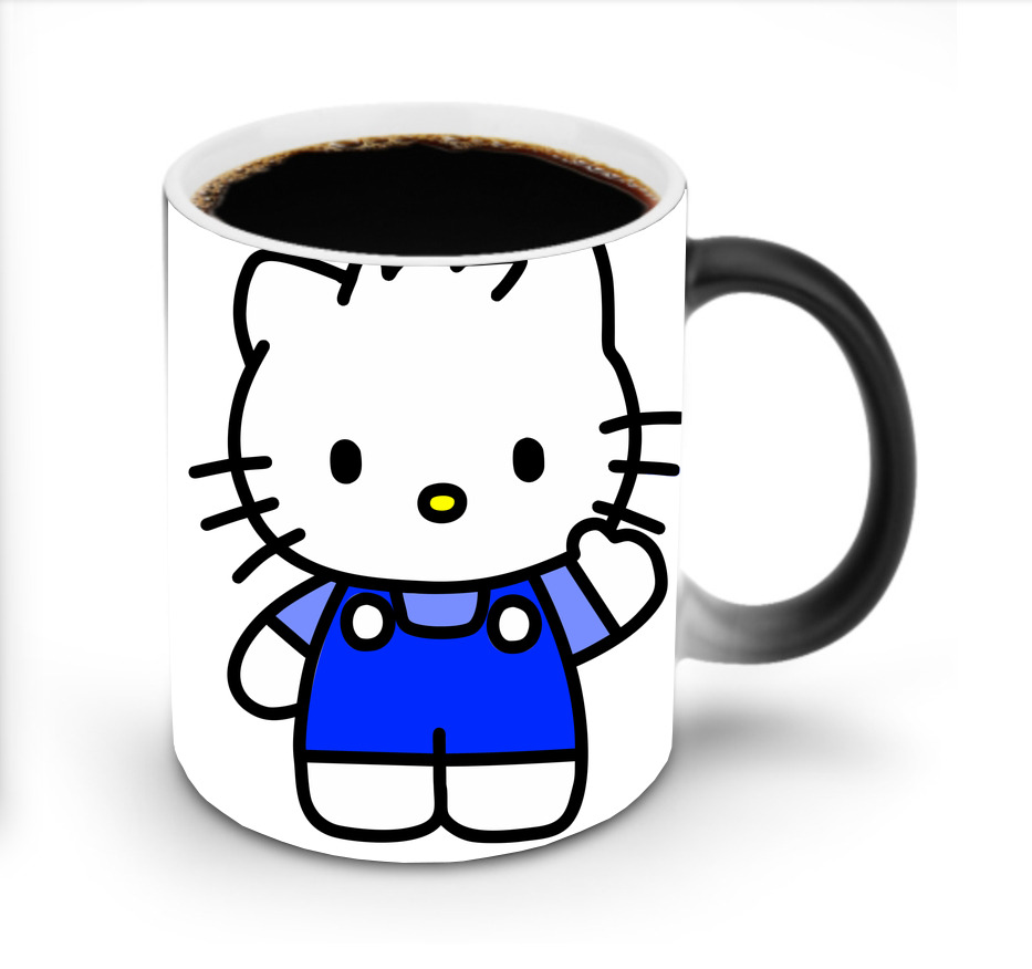（画像用） Hello Kitty ハローキティ 温度変色マグカップ