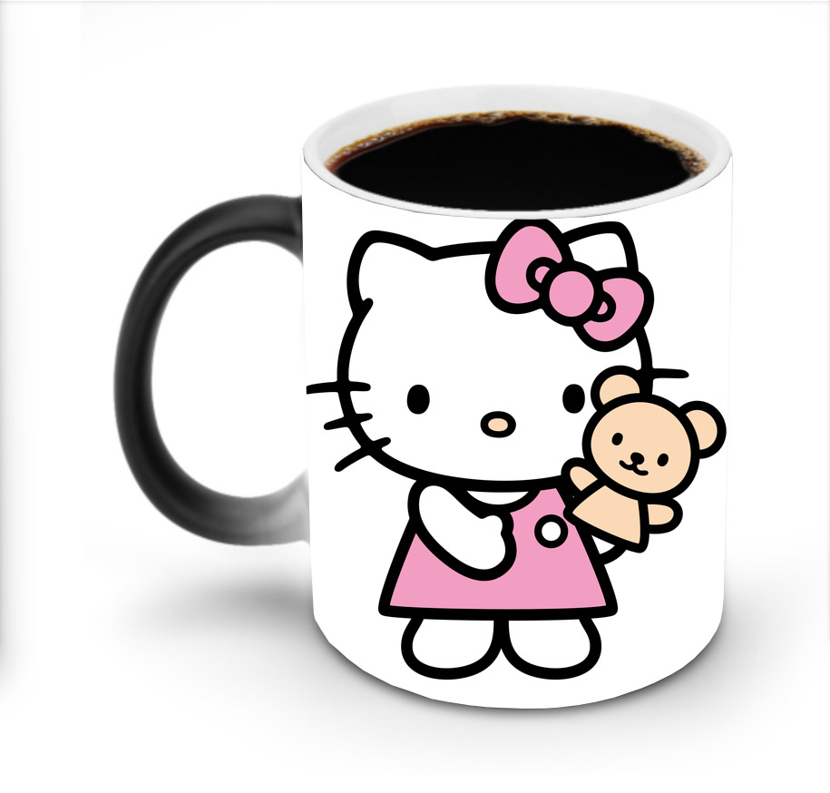 （画像用） Hello Kitty ハローキティ 温度変色マグカップ