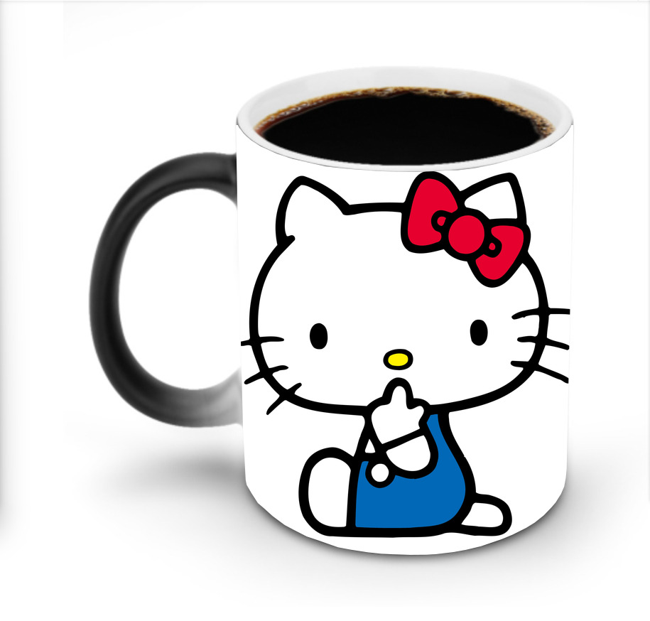 （画像用） Hello Kitty ハローキティ 温度変色マグカップ
