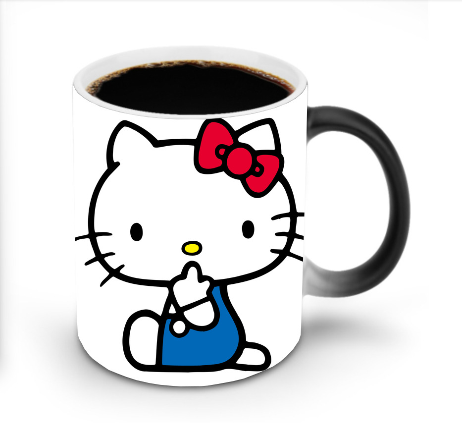 （画像用） Hello Kitty ハローキティ 温度変色マグカップ