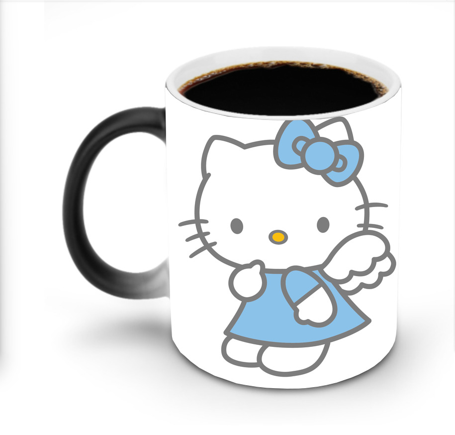 （画像用） Hello Kitty ハローキティ 温度変色マグカップ