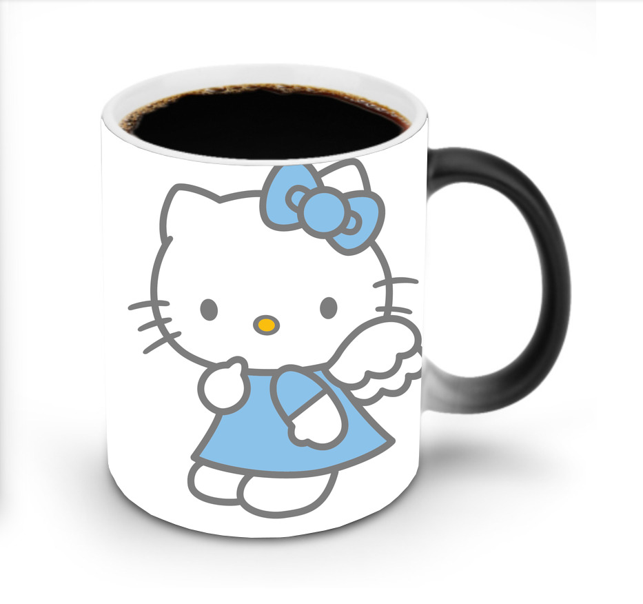 （画像用） Hello Kitty ハローキティ 温度変色マグカップ