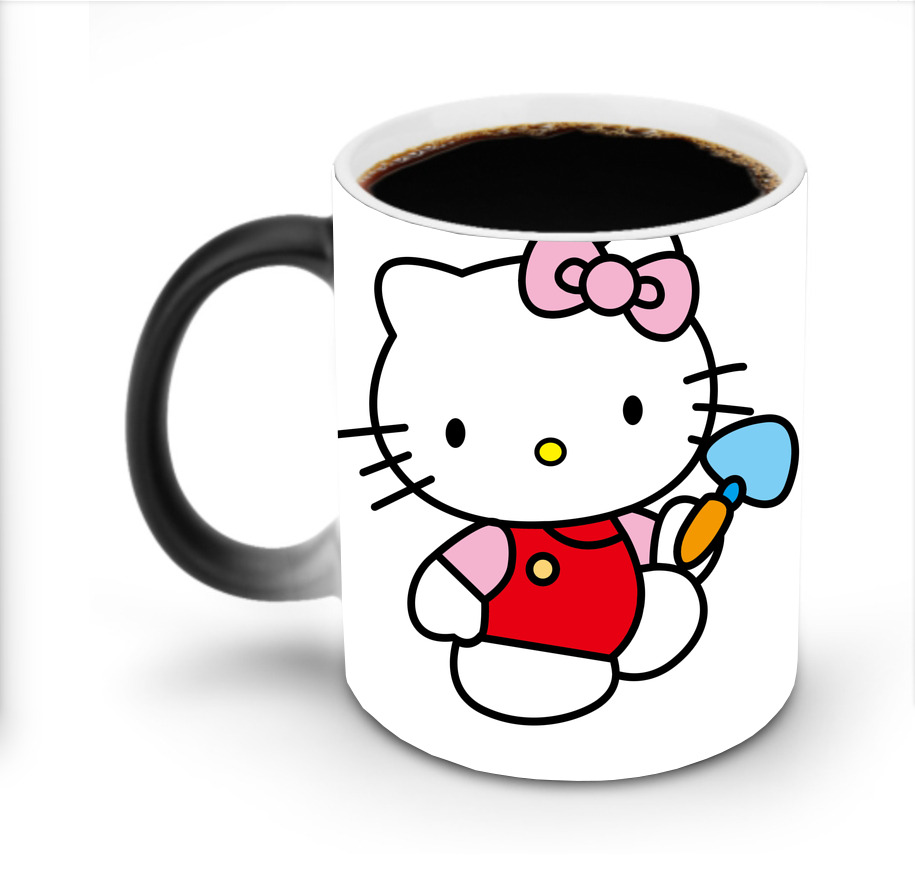 （画像用） Hello Kitty ハローキティ 温度変色マグカップ