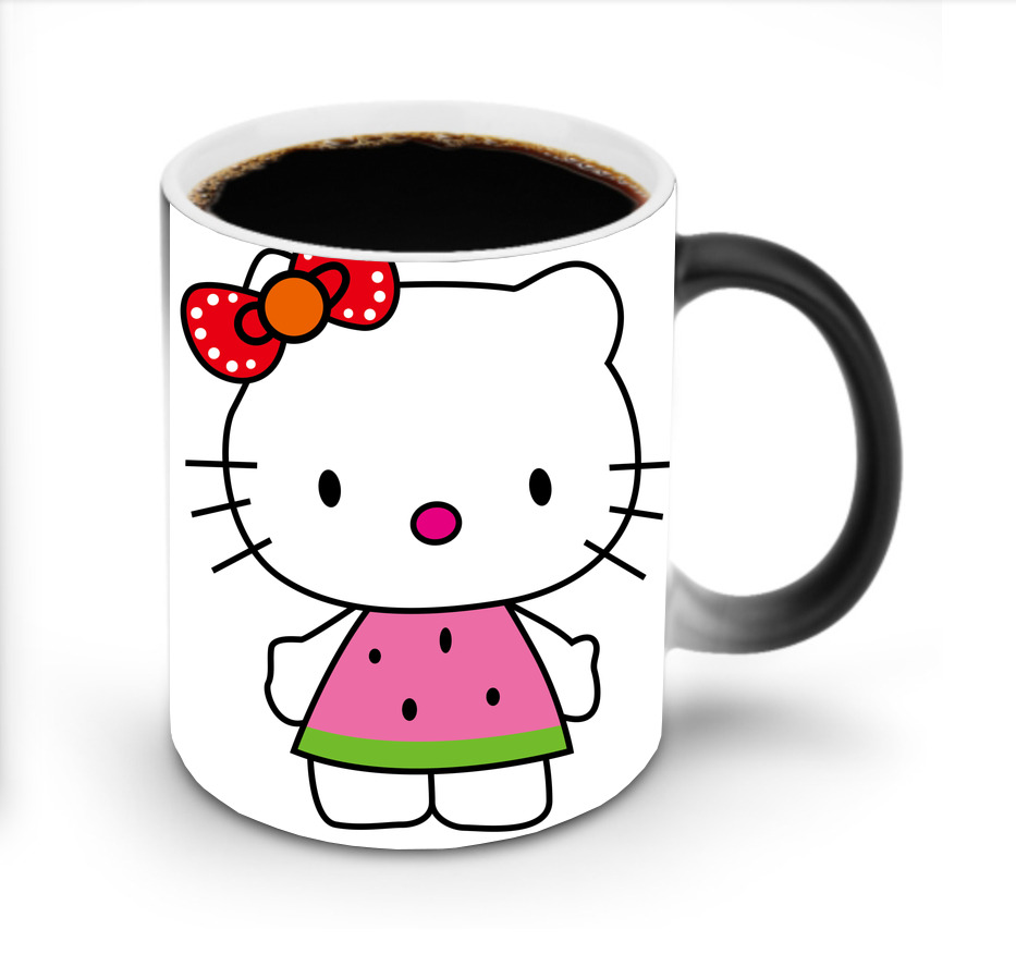 （画像用） Hello Kitty ハローキティ 温度変色マグカップ
