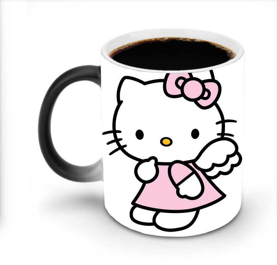 （画像用） Hello Kitty ハローキティ 温度変色マグカップ