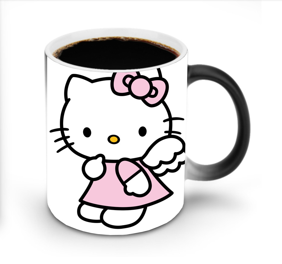（画像用） Hello Kitty ハローキティ 温度変色マグカップ