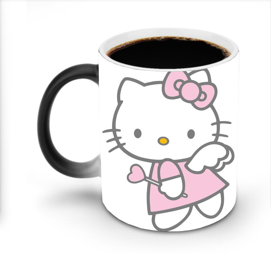 （画像用） Hello Kitty ハローキティ 温度変色マグカップ