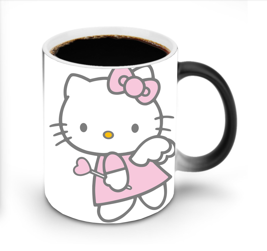 （画像用） Hello Kitty ハローキティ 温度変色マグカップ