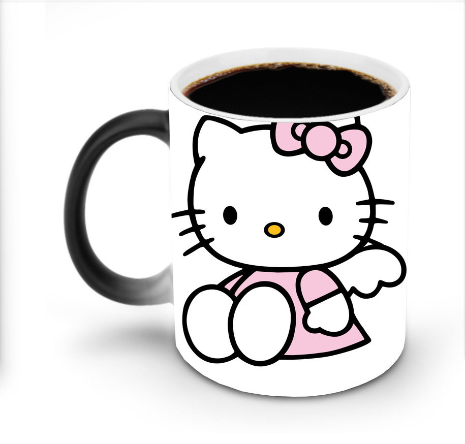（画像用） Hello Kitty ハローキティ 温度変色マグカップ