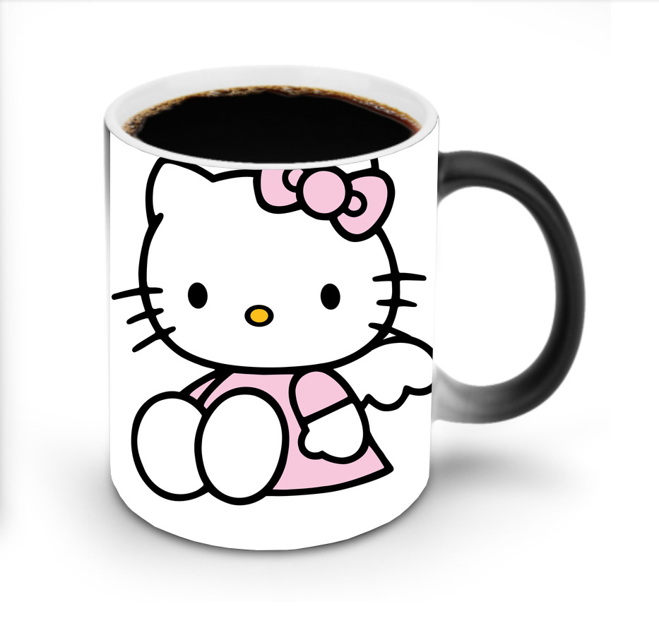 （画像用） Hello Kitty ハローキティ 温度変色マグカップ