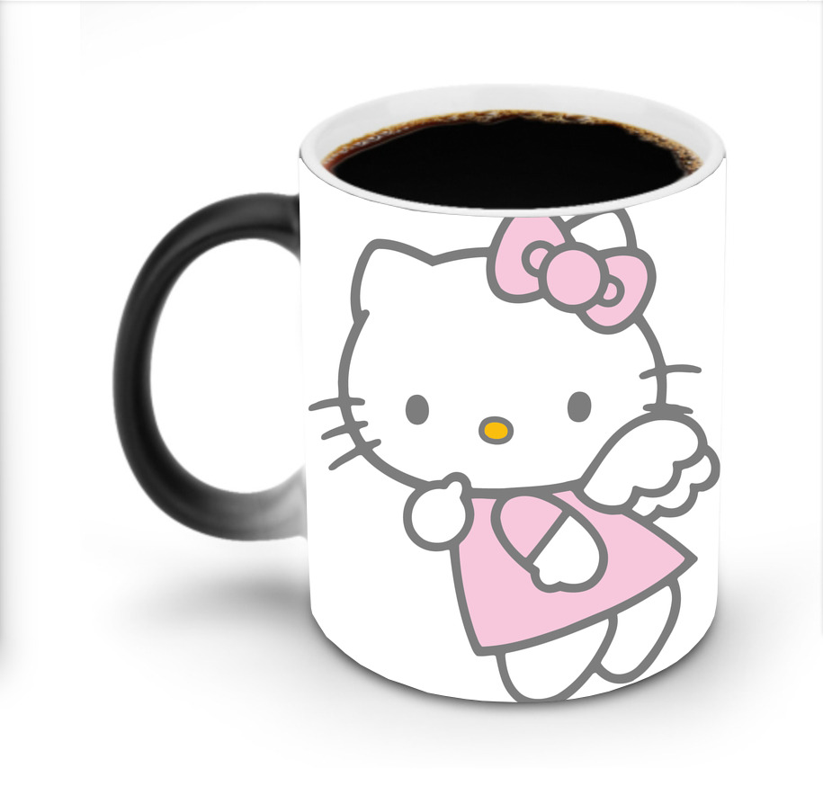 （画像用） Hello Kitty ハローキティ 温度変色マグカップ