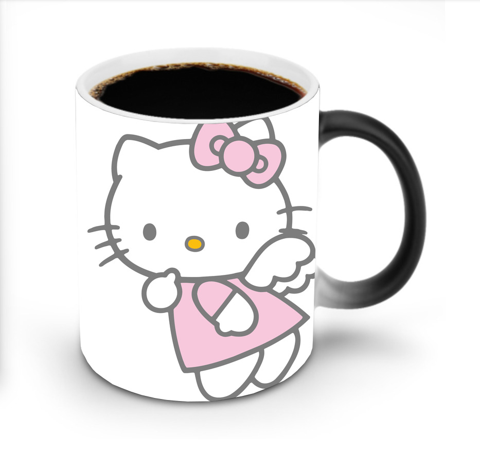 （画像用） Hello Kitty ハローキティ 温度変色マグカップ