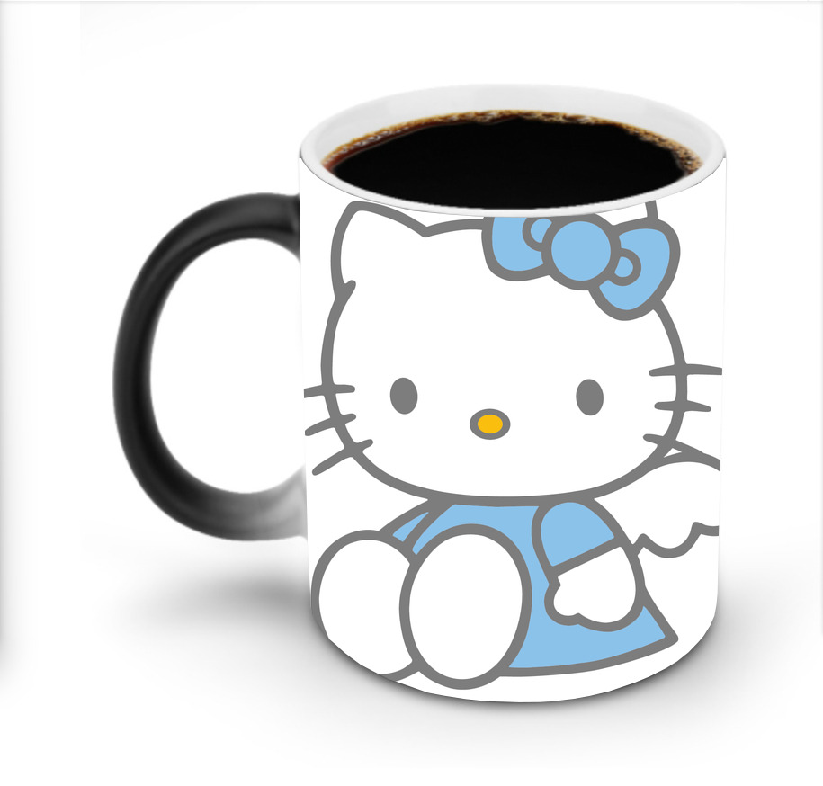 （画像用） Hello Kitty ハローキティ 温度変色マグカップ