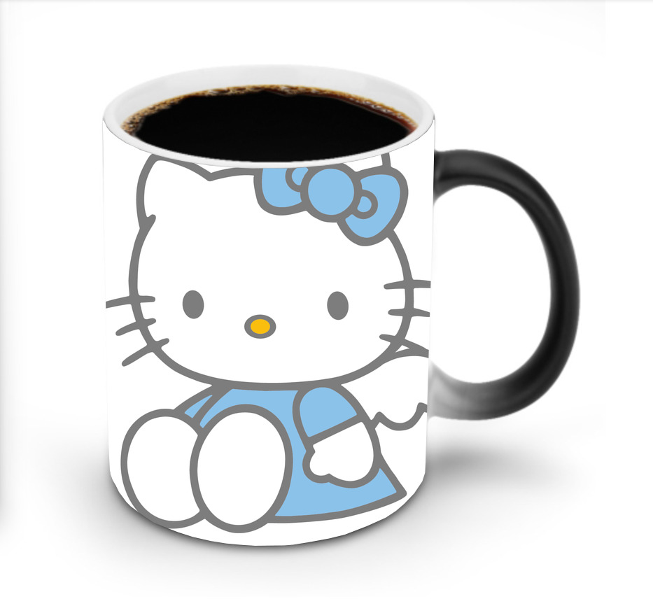 （画像用） Hello Kitty ハローキティ 温度変色マグカップ