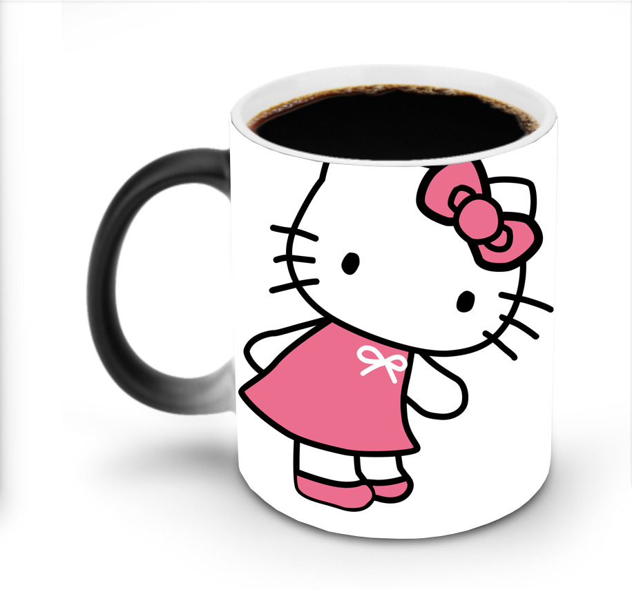 （画像用） Hello Kitty ハローキティ 温度変色マグカップ