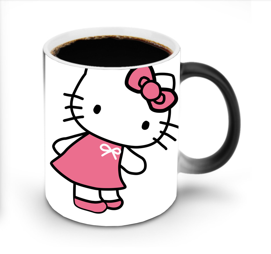 （画像用） Hello Kitty ハローキティ 温度変色マグカップ