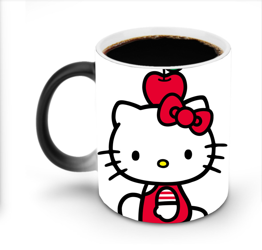 （画像用） Hello Kitty ハローキティ 温度変色マグカップ