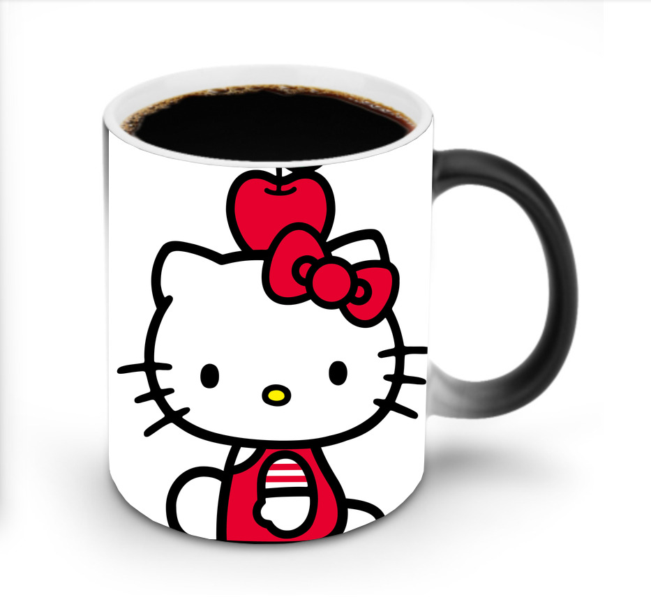 （画像用） Hello Kitty ハローキティ 温度変色マグカップ