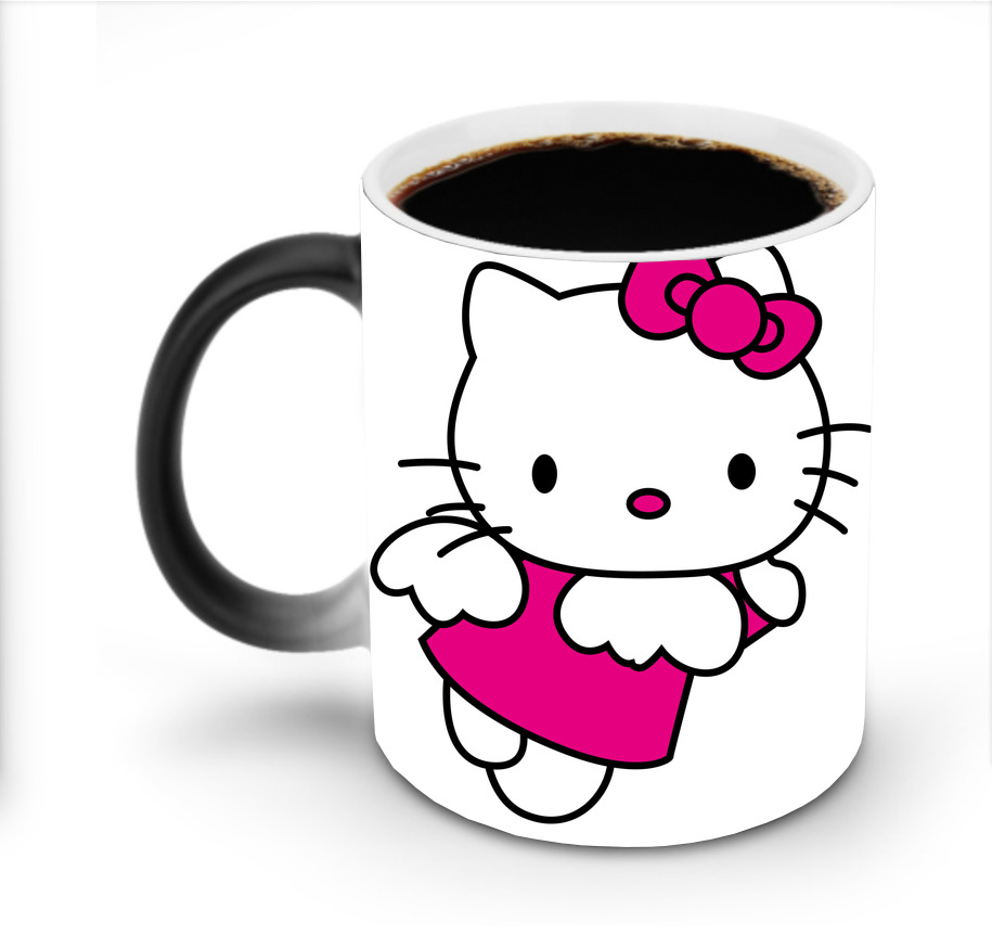 （画像用） Hello Kitty ハローキティ 温度変色マグカップ