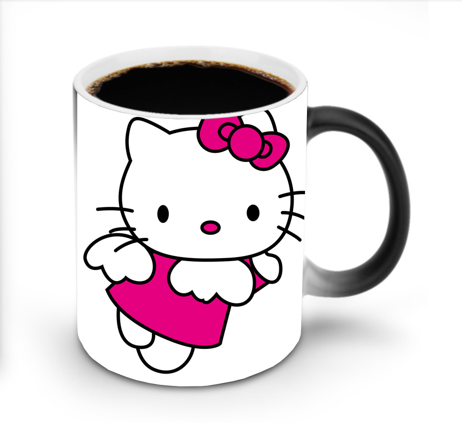 （画像用） Hello Kitty ハローキティ 温度変色マグカップ