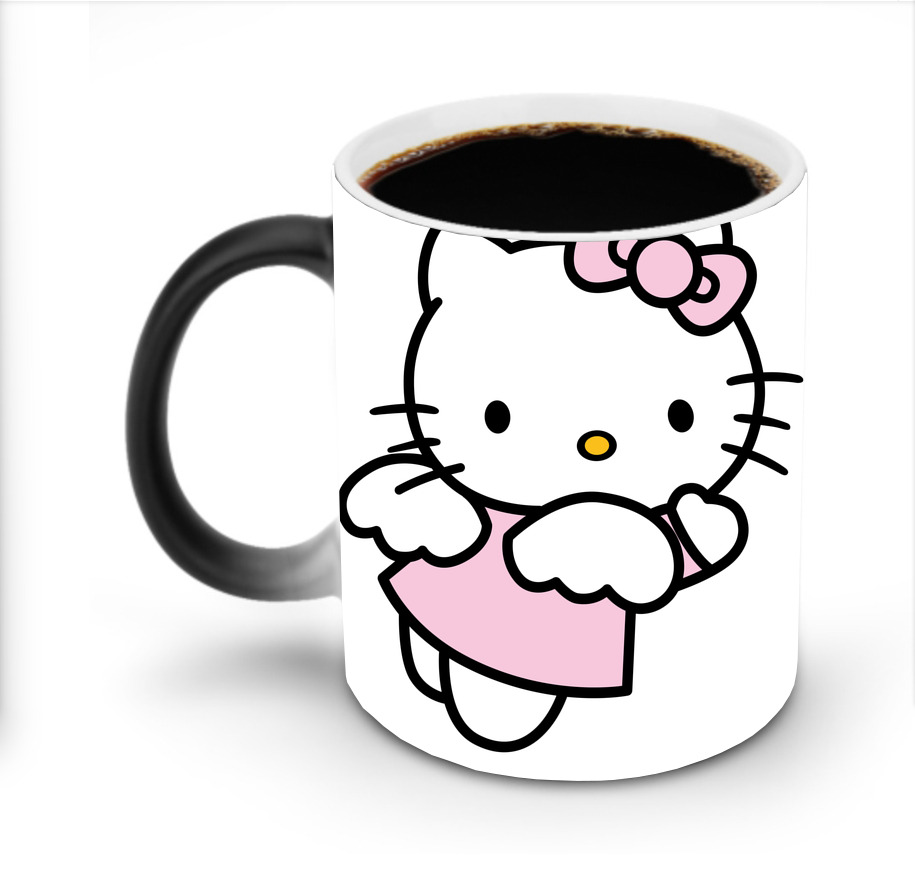 （画像用） Hello Kitty ハローキティ 温度変色マグカップ