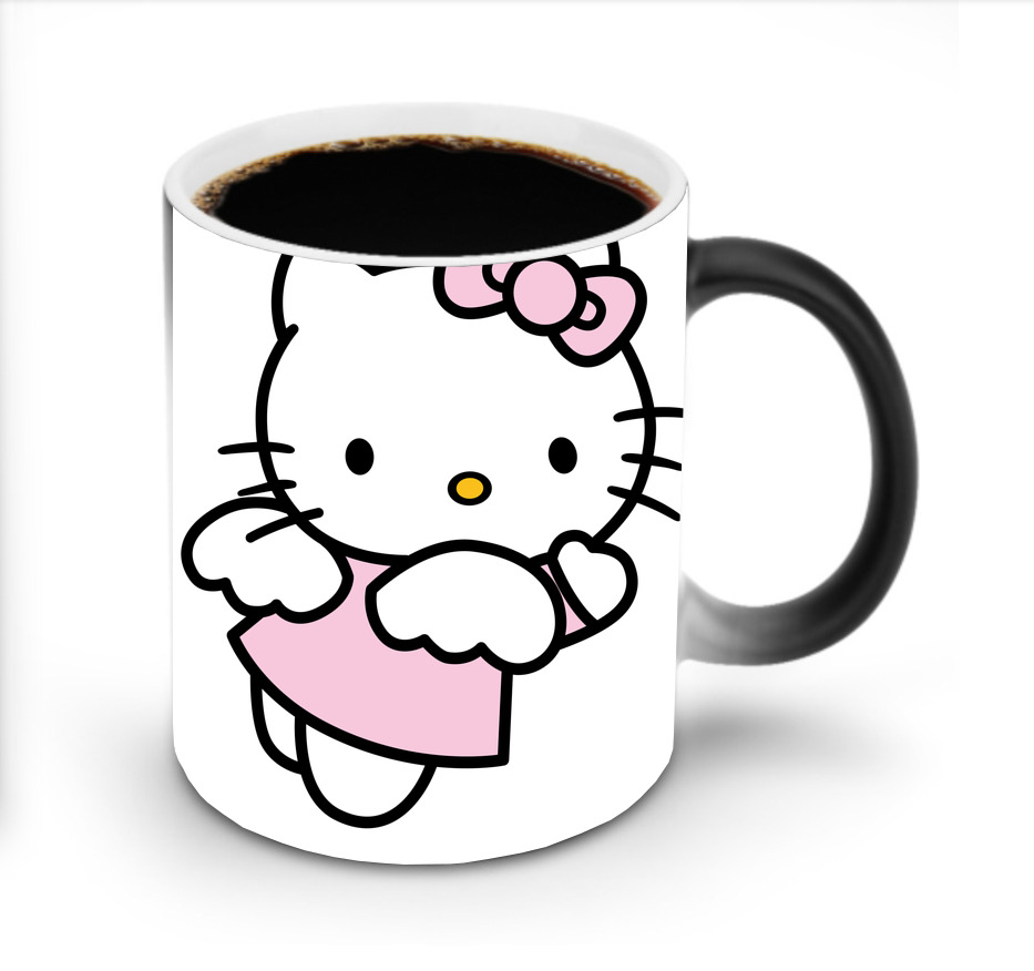 （画像用） Hello Kitty ハローキティ 温度変色マグカップ