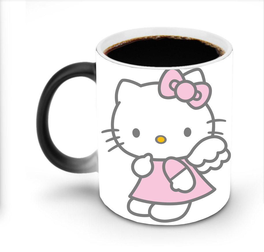 （画像用） Hello Kitty ハローキティ 温度変色マグカップ