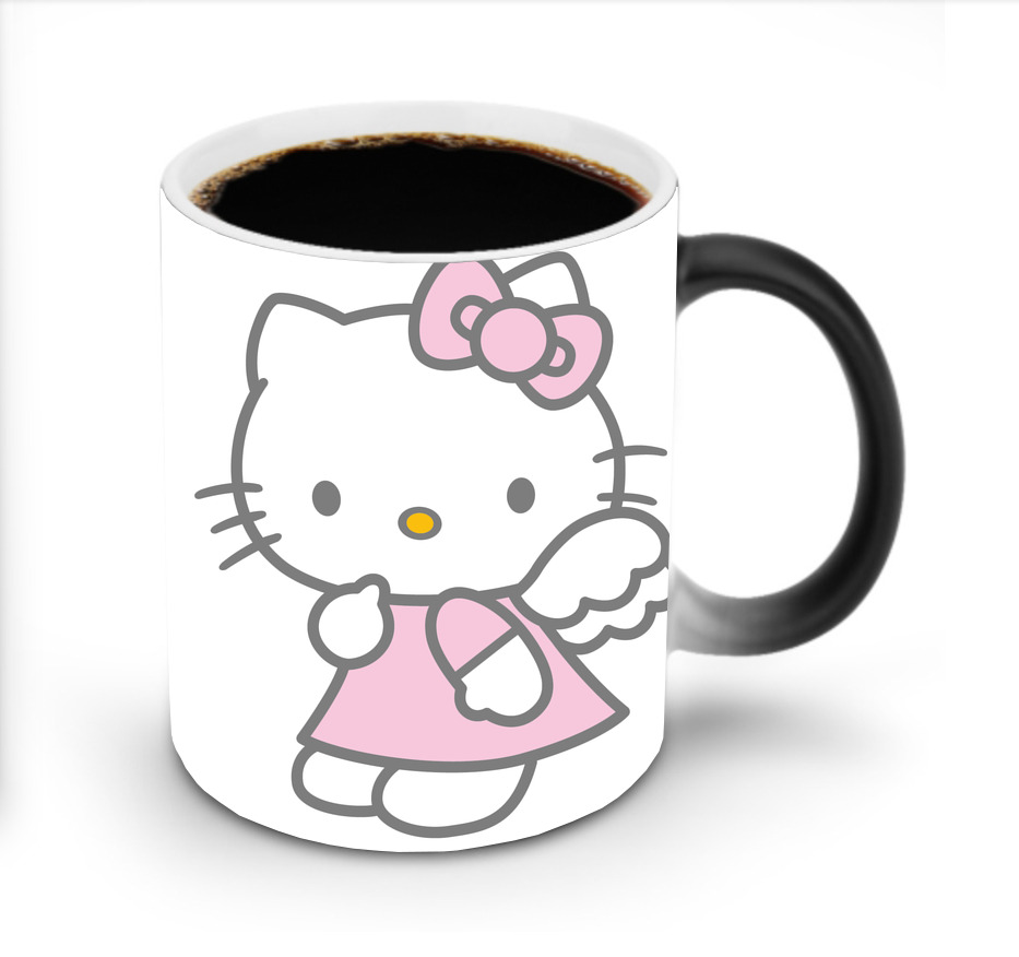 （画像用） Hello Kitty ハローキティ 温度変色マグカップ