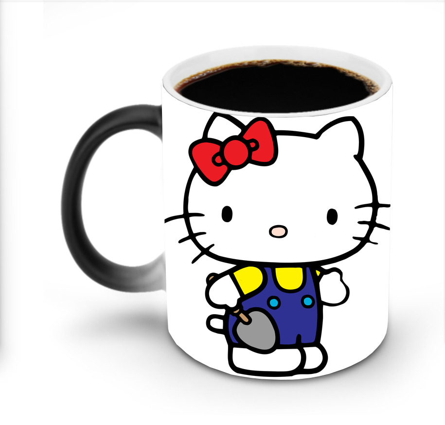 （画像用） Hello Kitty ハローキティ 温度変色マグカップ