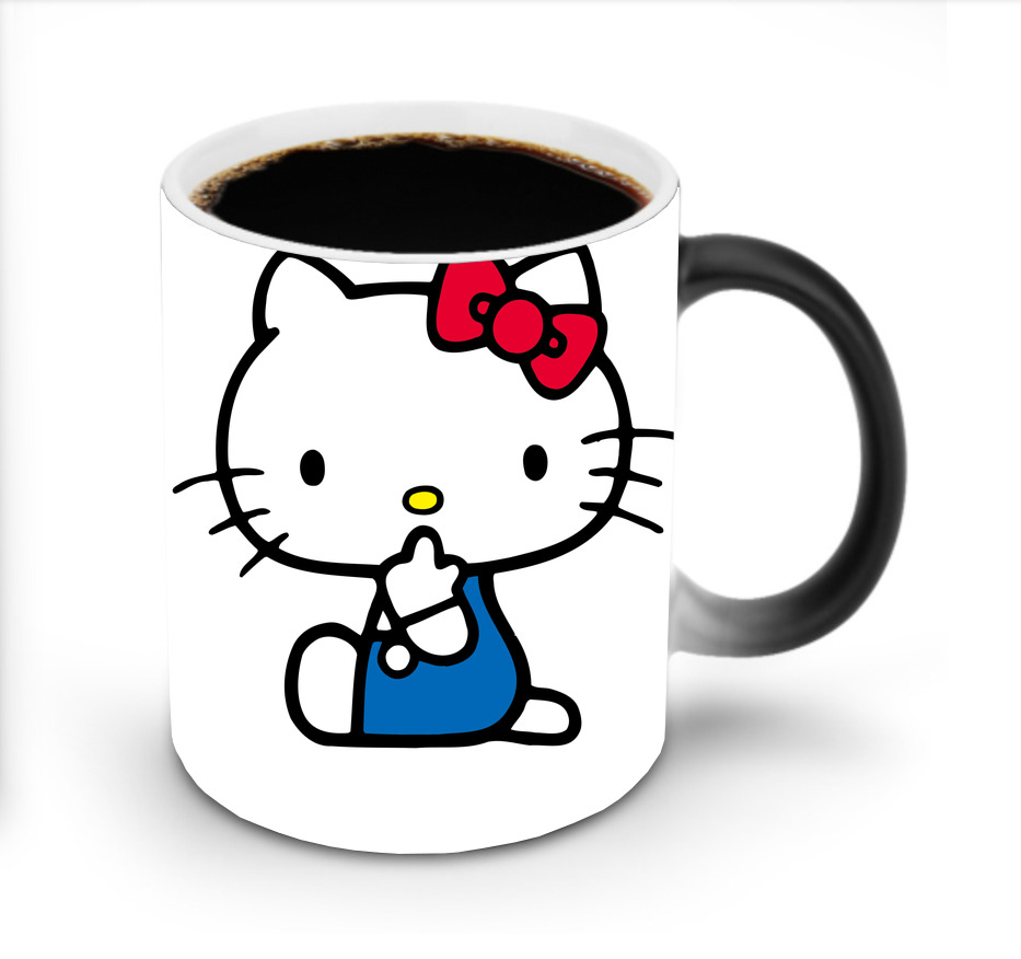 （画像用） Hello Kitty ハローキティ 温度変色マグカップ