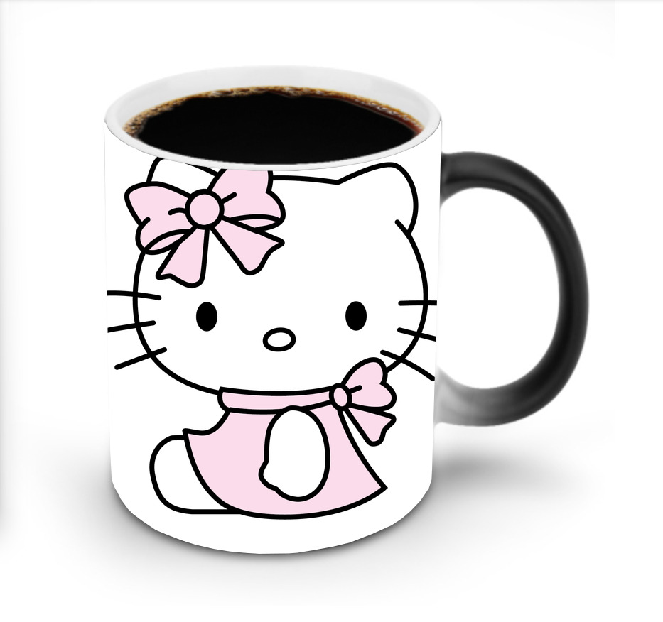 （画像用） Hello Kitty ハローキティ 温度変色マグカップ