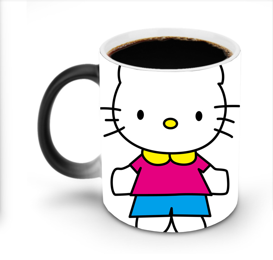 （画像用） Hello Kitty ハローキティ 温度変色マグカップ