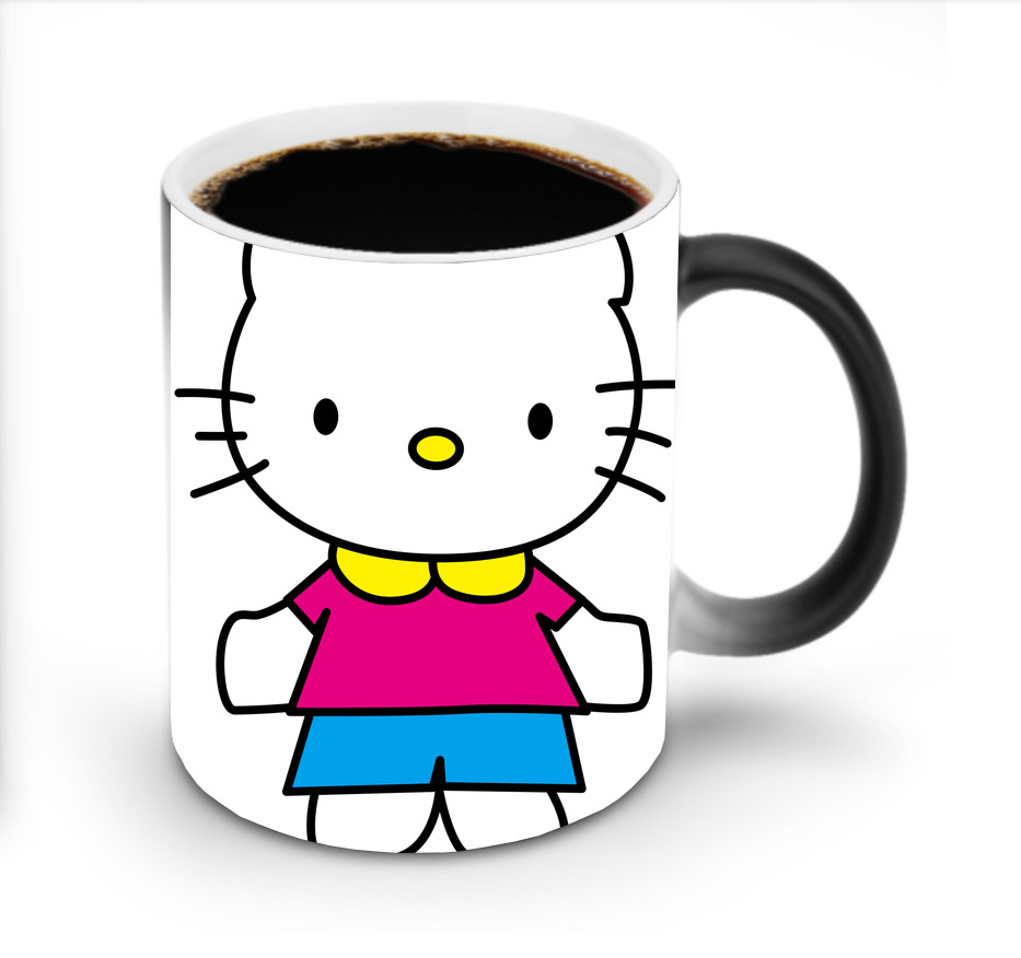 （画像用） Hello Kitty ハローキティ 温度変色マグカップ