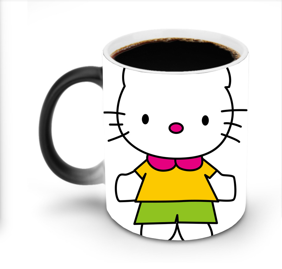 （画像用） Hello Kitty ハローキティ 温度変色マグカップ