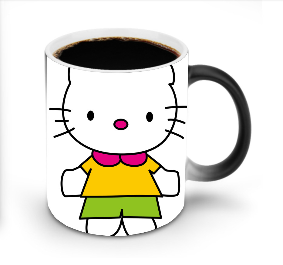 （画像用） Hello Kitty ハローキティ 温度変色マグカップ