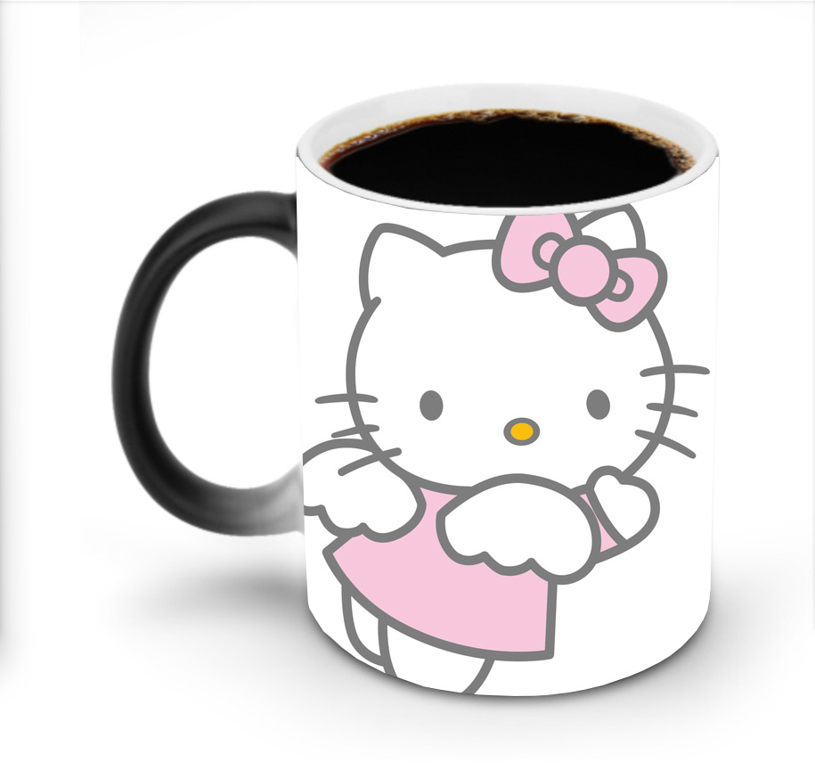 （画像用） Hello Kitty ハローキティ 温度変色マグカップ
