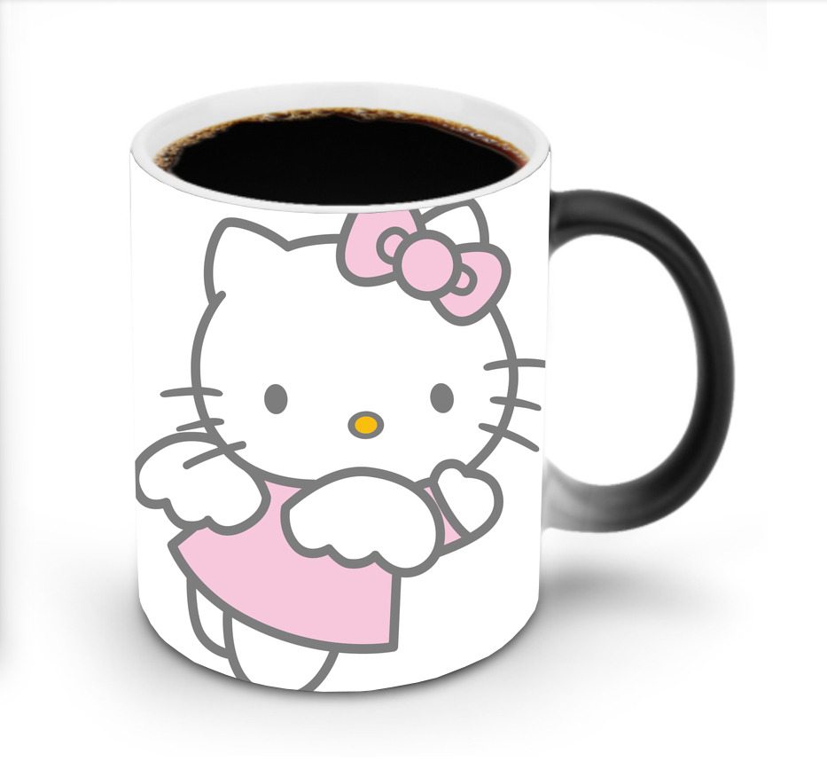 （画像用） Hello Kitty ハローキティ 温度変色マグカップ