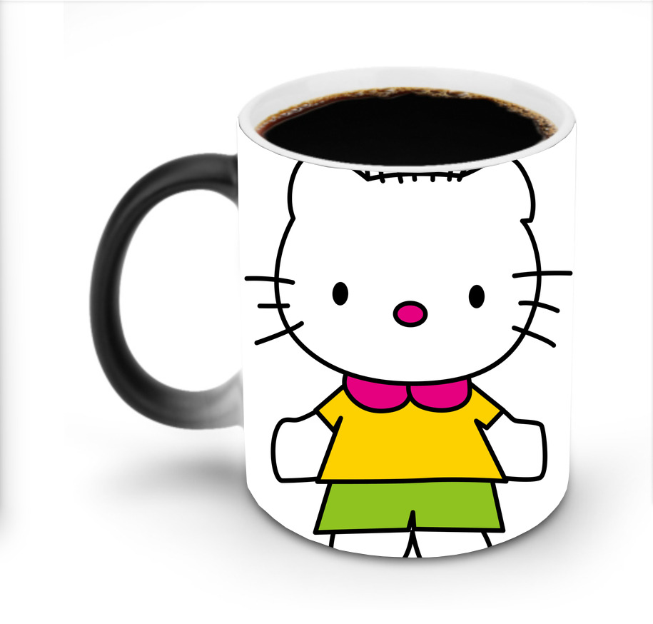 （画像用） Hello Kitty ハローキティ 温度変色マグカップ