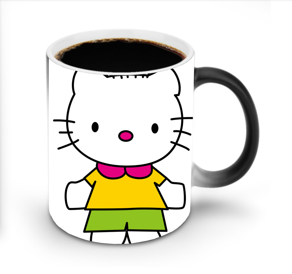 （画像用） Hello Kitty ハローキティ 温度変色マグカップ