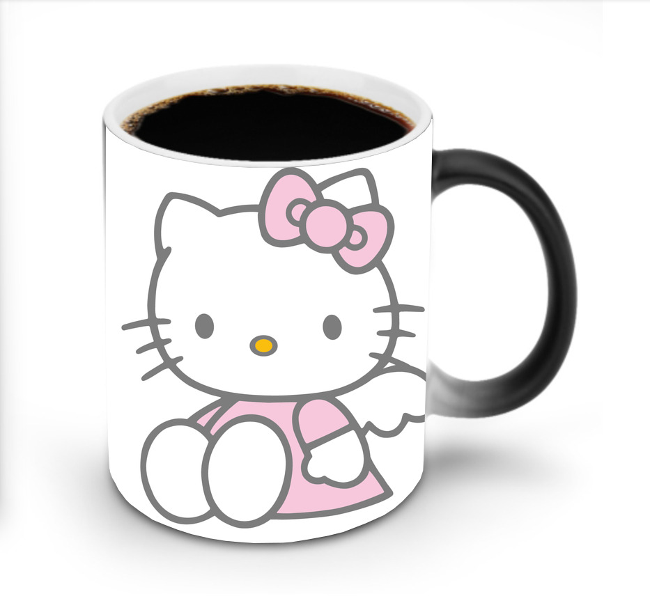 （画像用） Hello Kitty ハローキティ 温度変色マグカップ