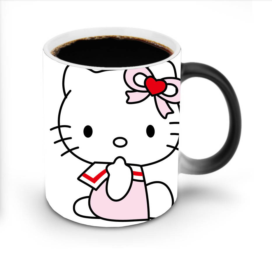 （画像用） Hello Kitty ハローキティ 温度変色マグカップ