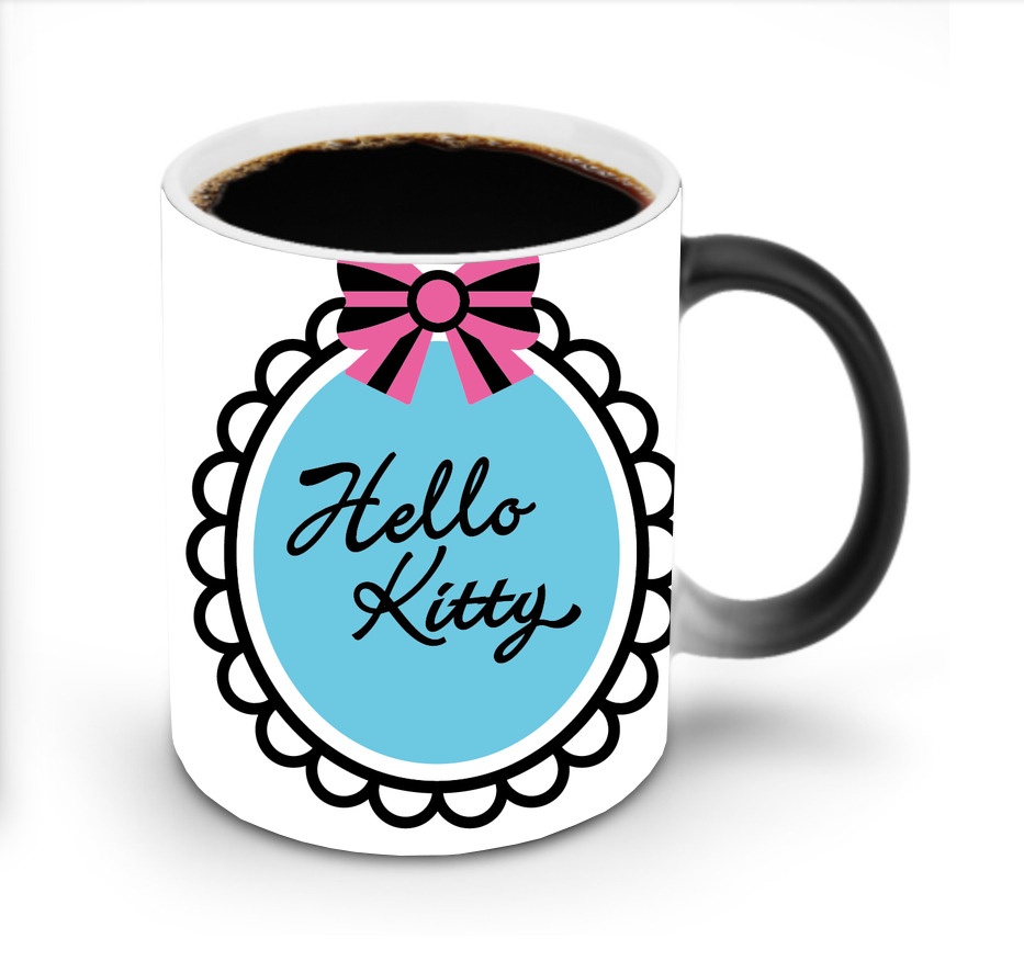 （画像用） Hello Kitty ハローキティ 温度変色マグカップ