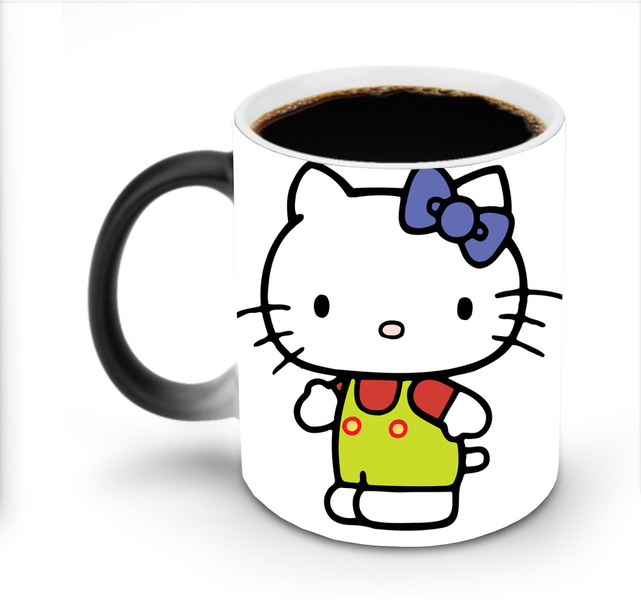 （画像用） Hello Kitty ハローキティ 温度変色マグカップ