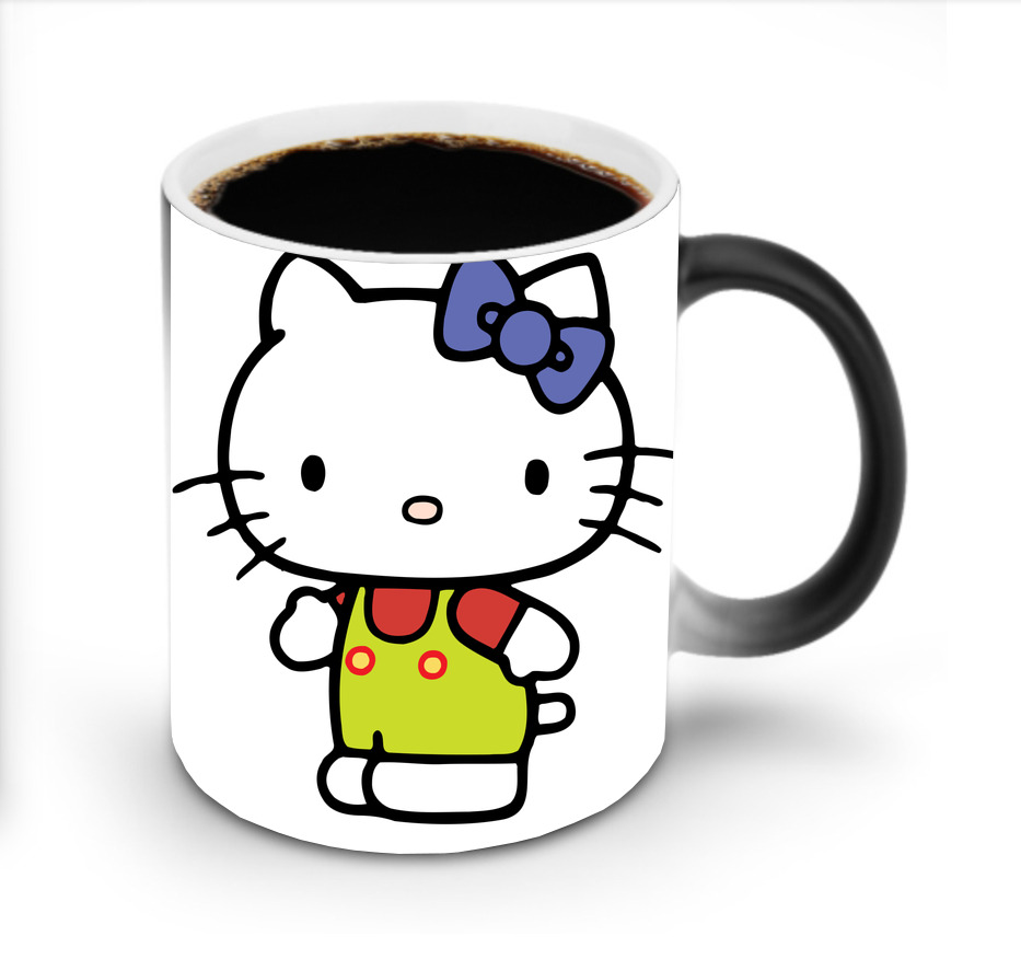 （画像用） Hello Kitty ハローキティ 温度変色マグカップ