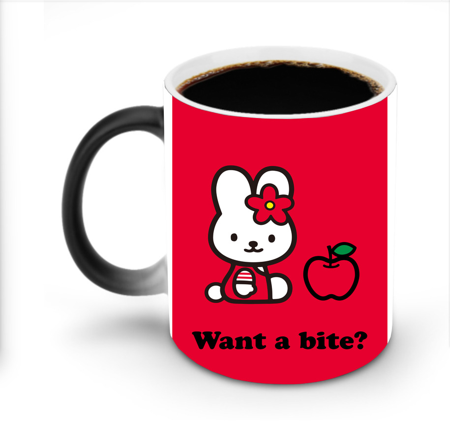 （画像用） Hello Kitty ハローキティ 温度変色マグカップ
