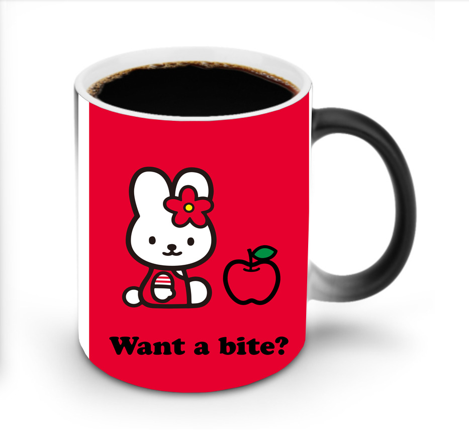 （画像用） Hello Kitty ハローキティ 温度変色マグカップ